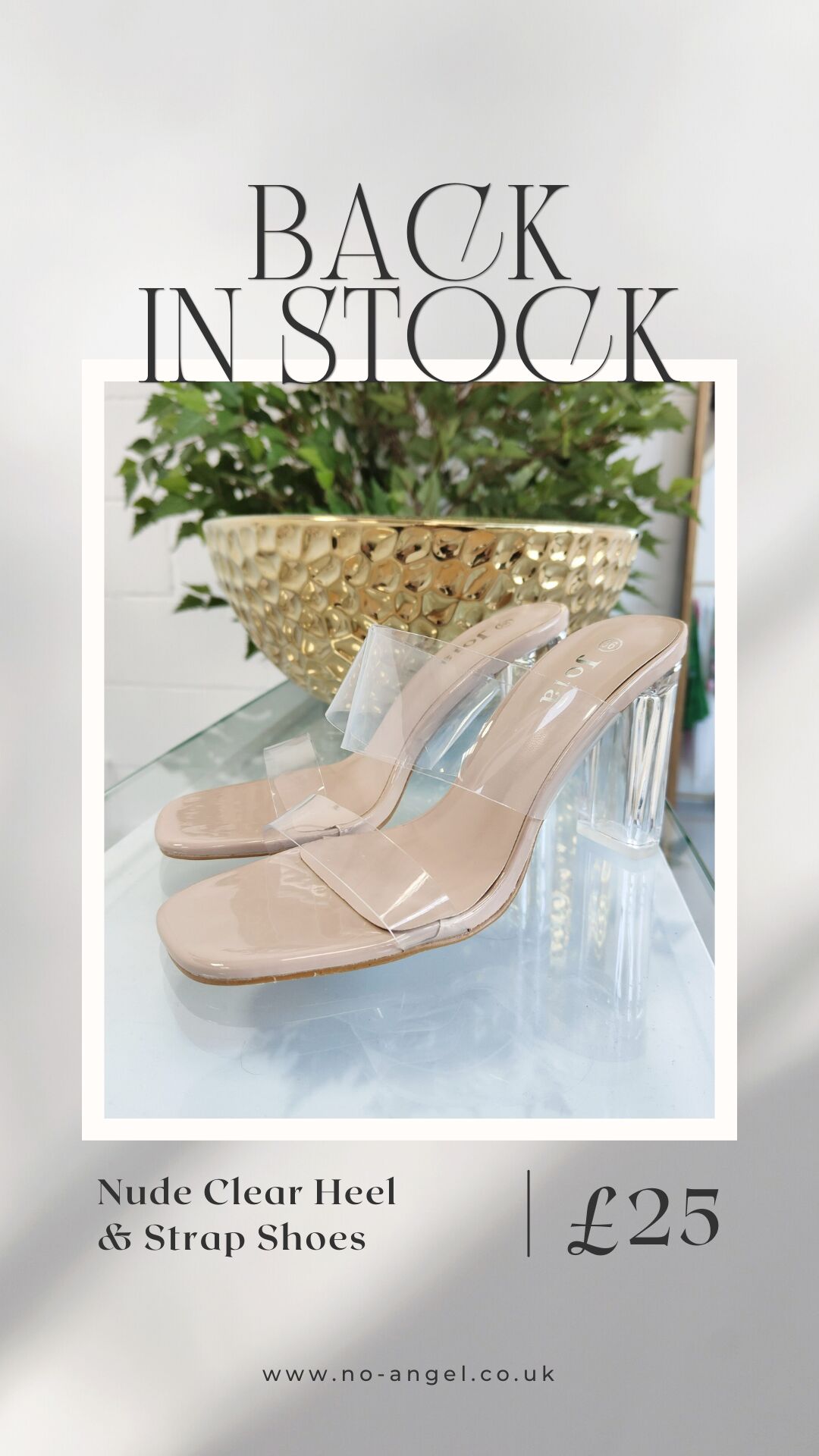 Clear Heel Strap 